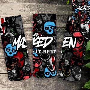 Masked Men Do It Better Tumbler 20oz Horror Cup